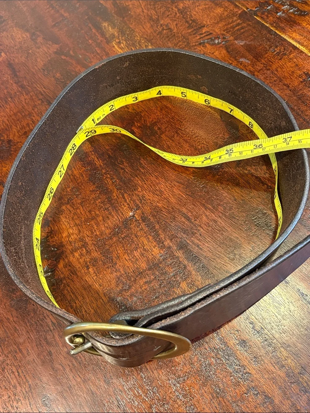 Vintage Polo Ralph Lauren Equestrian Wide Leather Belt Made in Italy